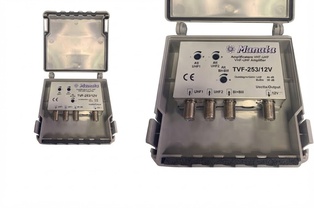 AMPLIFICATORE SYNCRO 3 INGRESSI ( VHF - IV - V - UHF ) GUADAGNO 30DB -38DB USCITA MASSIMA 108DB 