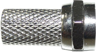 CONFEZIONE 100 SPINE "F" PER CAVO TV/SAT DA 6,7 MM