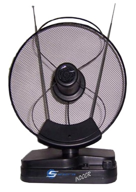 ANTENNA AMPLIFICATA SYNCRO  DA INTERNO ( FM - VHF - UHF 5:48 ) IN -  VHF 16DB E IN UHF 25DB - 