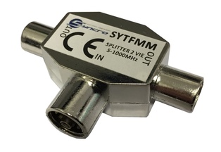 PARTITORE A ''T'' IEC 1MASCHIO/2FEMMINE 9.52MM SYNCRO