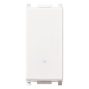 FRUTTO VIMAR DEVIATORE 10A DA INCASSO 10/16A 250V SERIE PLANA 1 POSTO BIANCO