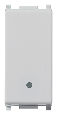FRUTTO VIMAR DEVIATORE 10A DA INCASSO 10/16 250V SERIE PLANA 1 POSTO SILVER