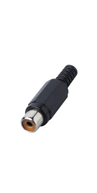 62650 ADATTATORE  PRESA RCA NERO
