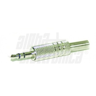 SPINA JACK Ø3,5MM STEREO CON GUIDACAVO A MOLLA ALPHA