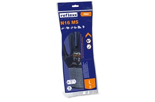 GUANTI DA LAVORO SUPPORTATI IN NITRILE MICROSANDY N16 MEDUIM REFLEXX