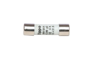 FUSIBILE CILINDRICO RAPIDO 8,5X31,5 400 V 2 AMP. ZIPPO