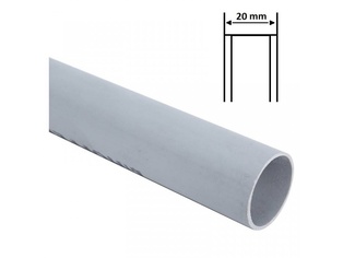 TUBO RIGIDO 3321 FAEG AUTOESTINGUENTE GRIGIO 2MT  Ø20  (PREZZO AL METRO)