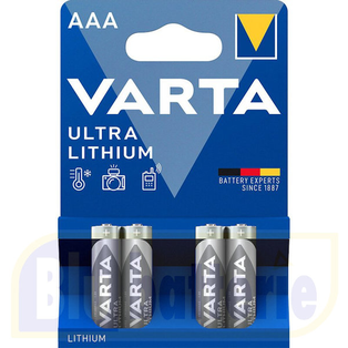 PILE VARTA ULTRA LITHIO  MINISTILO AAA 1.5V BL. 4 6103