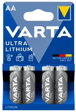PILE VARTA ULTRA LITHIO STILO AA 1.5V BL. 4 6106