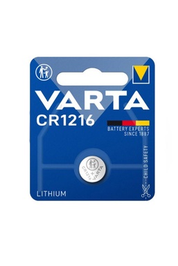PILE VARTA SPECIALISTICHE 3V LITHIO BL. 1 6216/CR1216