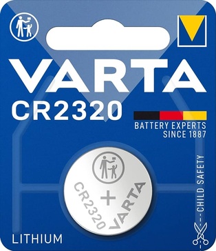 PILE VARTA SPECIALISTICHE 3V LITHIO BL. 1 6320/CR2320