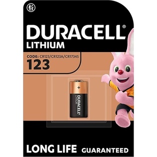 PILE DURACELL SPECIALISTICHE 3V LITHIO BL. 1 DL123U / CR123 