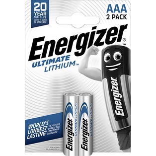 PILE ENERGIZER ULTIMATE LITIO MINISTILO AAA 1.5V BL. 2 EL92/629769-626262