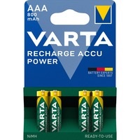 PILE VARTA RICARICABILE MINISTILO AAA 1.2V 800MAH NI-MH BL. 4 56703101404