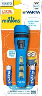 TORCIA VARTA LED CLIPSTRIP MINIONS STILO AA INCLUSE 2 PZ. 15610