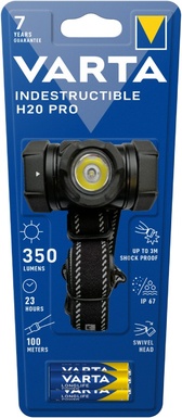TORCIA VARTA LED LAMPADA DA TESTA INDESTRUCTIBLE H20 PRO 350LM MINISTILO AAA INCLUSE PZ. 3