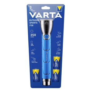 TORCIA VARTA LED OUTDOOR SPORT F30 350LM MEZZA TORCIA C INCLUSE PZ. 3 