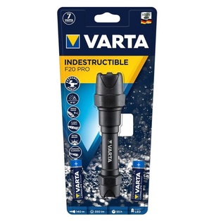 TORCIA VARTA LED INDESTRUCTIBLE F20 PRO 350LM STILO AA INCLUSE PZ. 2