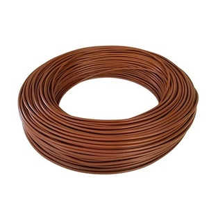 CAVO ELETTRICO PIATTINA COSTA STRETTA 2X0.35 MARRONE 100 MT. IMQ