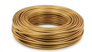 CAVO ELETTRICO PIATTINA COSTA STRETTA 2X0.35 ORO 100 MT. IMQ