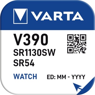 PILE VARTA PER OROLOGIO SILVER OXIDE BL. 1 V389-V390/SR1130SW