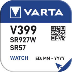 PILE VARTA PER OROLOGIO SILVER OXIDE BL. 1 V399/SR927W