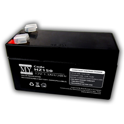 BATTERIA MATSUYAMA RICARICABILE AL PIOMBO 12V 1.3AH FASTON4.8 MM L98XP45XH50