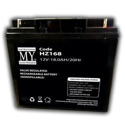 BATTERIA MATSUYAMA RICARICABILE AL PIOMBO 12V 18AH FASTON 4.8MM L181XP77XH167