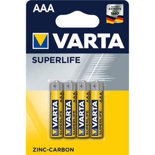 PILE VARTA ZINCO CARBONE SUPERLIFE MINISTILO AAA BL.4 2003