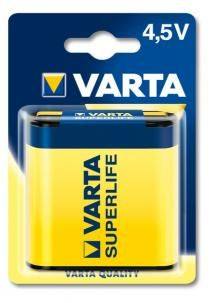 PILE VARTA ZINCO CARBONE  SUPERLIFE PIATTA 4.5V BL. 1 2012