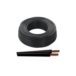 CAVO ELETTRICO PIATTINA COSTA STRETTA 2X 0.50  NERO 100 MT.  IMQ