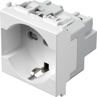 PRESA SCHUKO/ITALIANA P17/11+KS2P +E 16A 250V 2M TEM