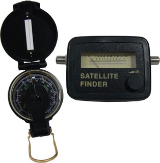 MISURATORE DI SEGNALE SATELLITARE SYNCRO CON BUSSOLA 