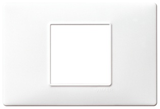 PLACCA VIMAR A 2 MODULI CENTRATI SERIE VIMAR PLANA 