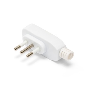 SPINA CIVILE ULTRA PIATTA A SQUADRA 90° 2P+T 10A 250V BIANCO