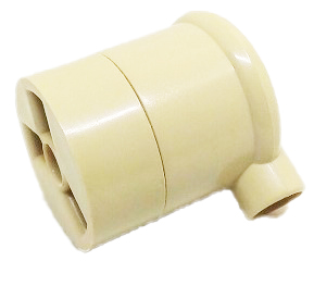 5694 PRESA VOLANTE TELEFONICA 3 POLI AVORIO