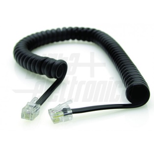 CAVO DA SPINA MODULARE RJ9 4P4C A SPINA MODULARE RJ9 4P4C AVORIO 2MT.