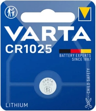 PILE VARTA SPECIALISTICHE 3V LITIO BL. 1 6125/CR1025