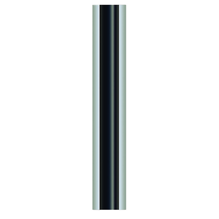 CANALINA COPRICAVI BRAVO DA 25CM NERO