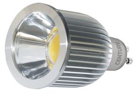 DICROLED 7W GU10 6000K C/VETRO CENTURY