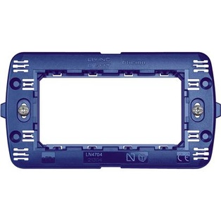 LIVING LIGHT - SUPPORTO UNICO 4 MOD BTICINO