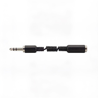 CAVO DI RACCORDO SPIR. ESTENSIBILE 1XJACK 6.3 M ST + 1 PLUG 6.3 F ST 1.5MT GBL