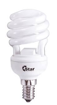 LAMPADA BASSO CONSUMO MICRO SPIRALE 12W 6500K CLASSE A E14 ROHS STAR