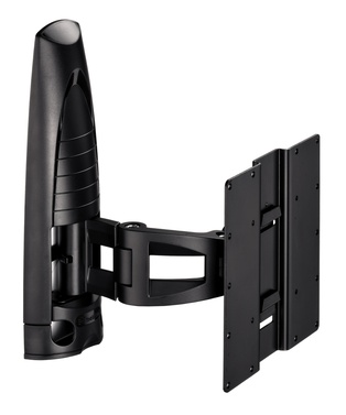 488006 GHOST 220 BLACK SUPPORTO CON DOPPIO SNODO, ORIENTABILE E INCLINABILE X MONITOR/TV DA 17'' A 40'' MELICONI