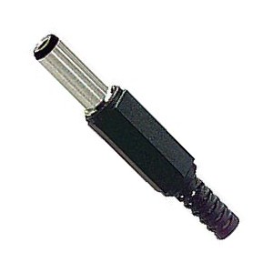 PRESA VOLANTE COAX DI ALIMENTAZIONE CON GUIDACAVO ESTERNO 5,5MM INT.2,1MM
