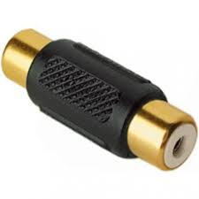 ADATTATORE PRESA RCA / PRESA RCA DORATA  STAR