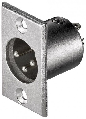SPINA DA PANNELLO XLR PER MICROFONO 3 PIN