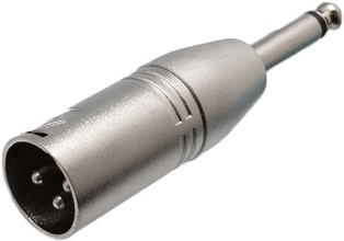 ADATTATORE PRESA 6.3 MONO / PRESA MICROFONO 3 POLI STAR