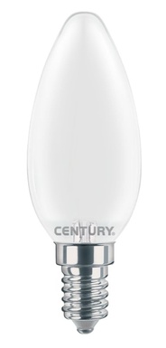 LAMPADA LED CENTURY HEATSINK OLIVA C37 5W 396Lm E14 3000K