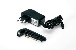 ALIMENTATORE NEDIS SWITCHING ING.100-240V OUT 5VCC 2,5AH 8 PLUG USB ROHS STAR